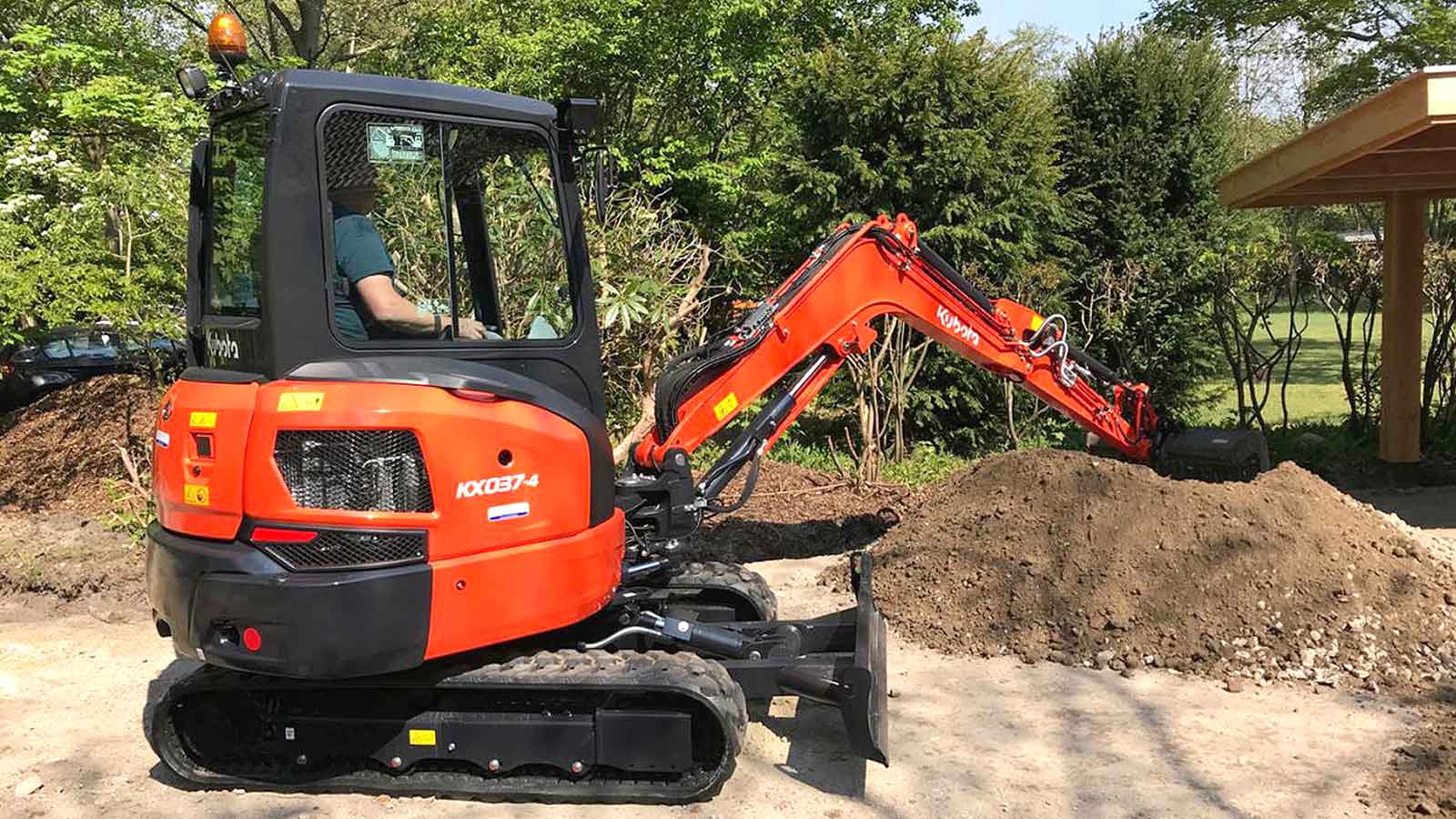 Kubota KX037-4 Mini Ekskavatör