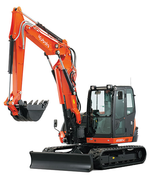 Kubota KX080-4 2PB Mini Ekskavatör