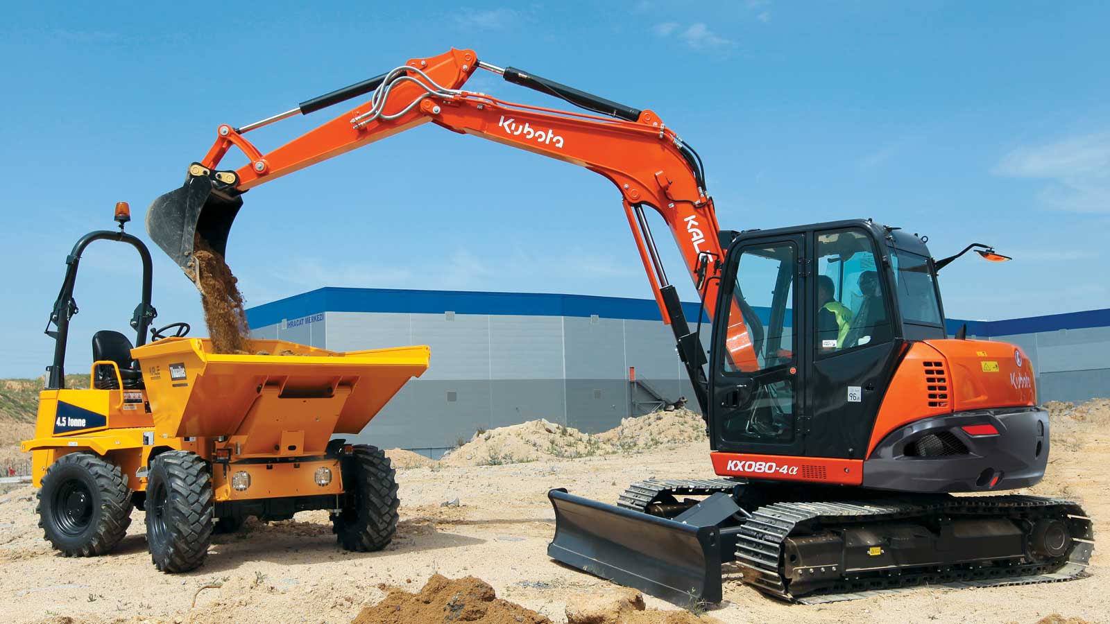 Kubota KX080-4 Mini Ekskavatör